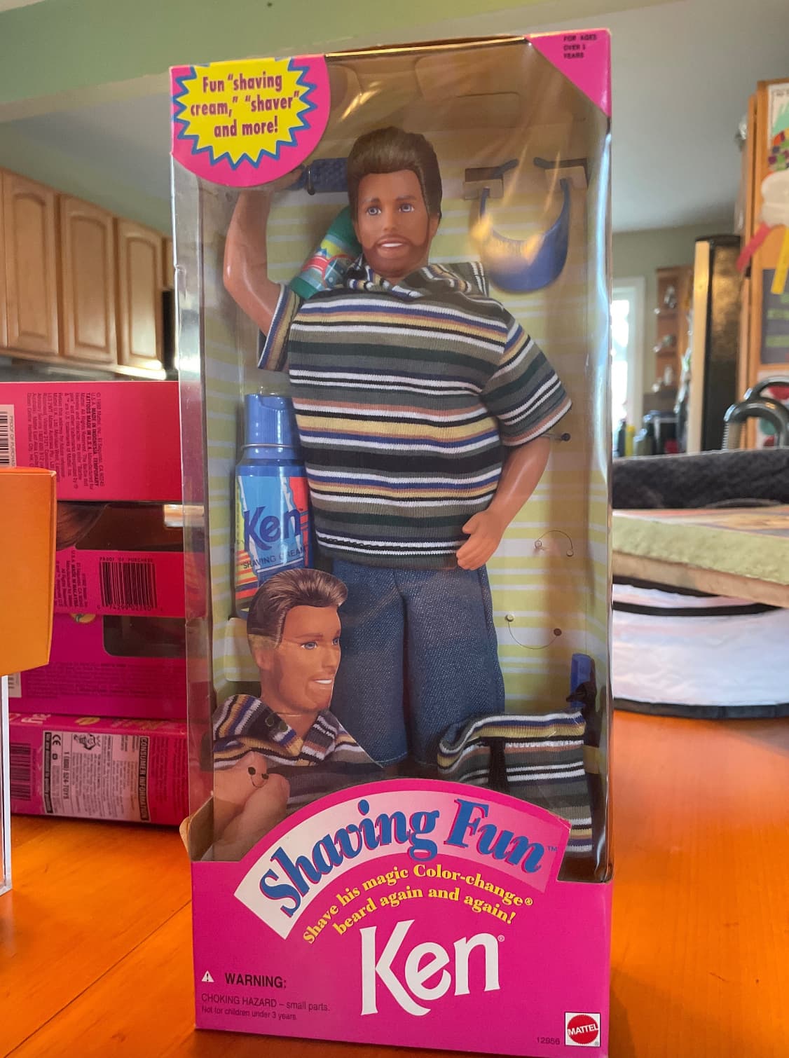 girl - For Ages Fun "shaving cream," "shaver" and more! Over 1 Years Ken Shaving Crea Shaving A Warning Fun and Shave his magic Colorchange Choking Hazardsmall parts. Hot for children under 3 years beard. again! Ken 12956 Mattel